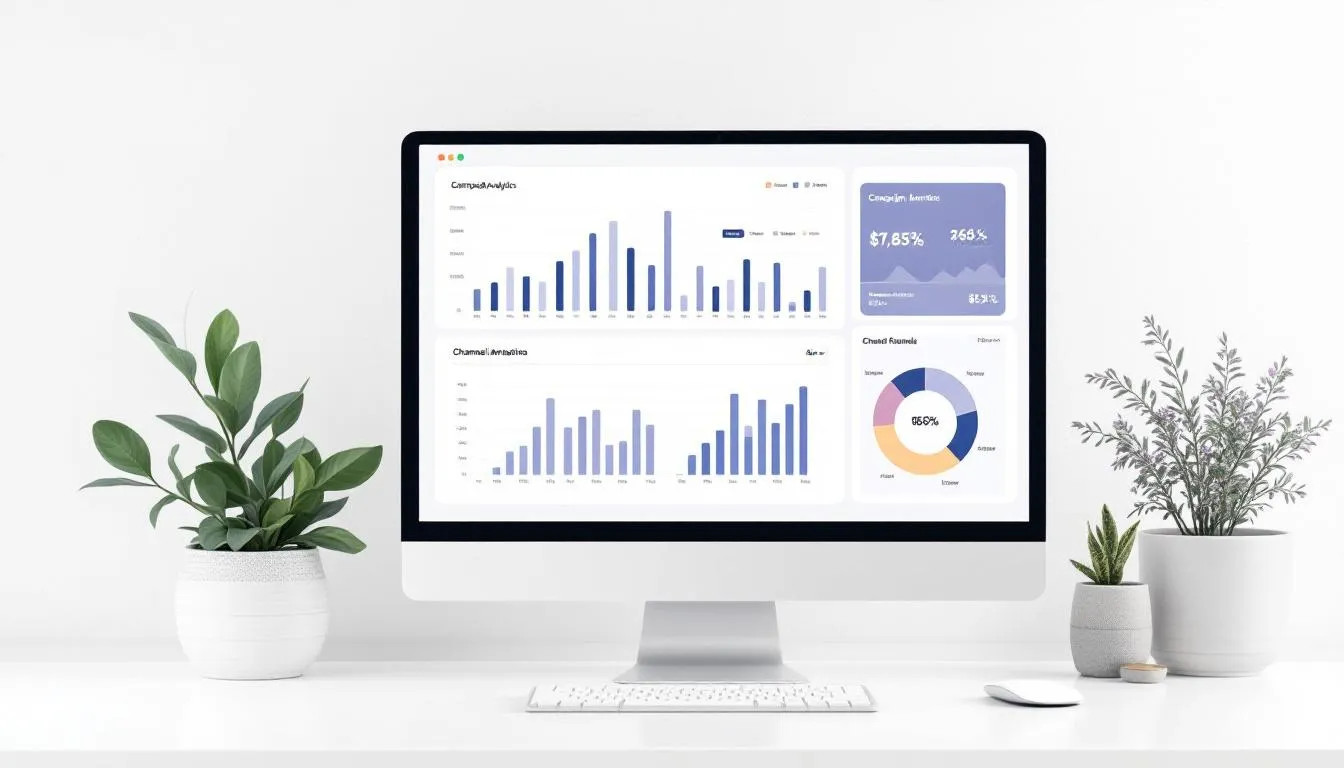 AI-powered custom dashboard integrating data from multiple platforms