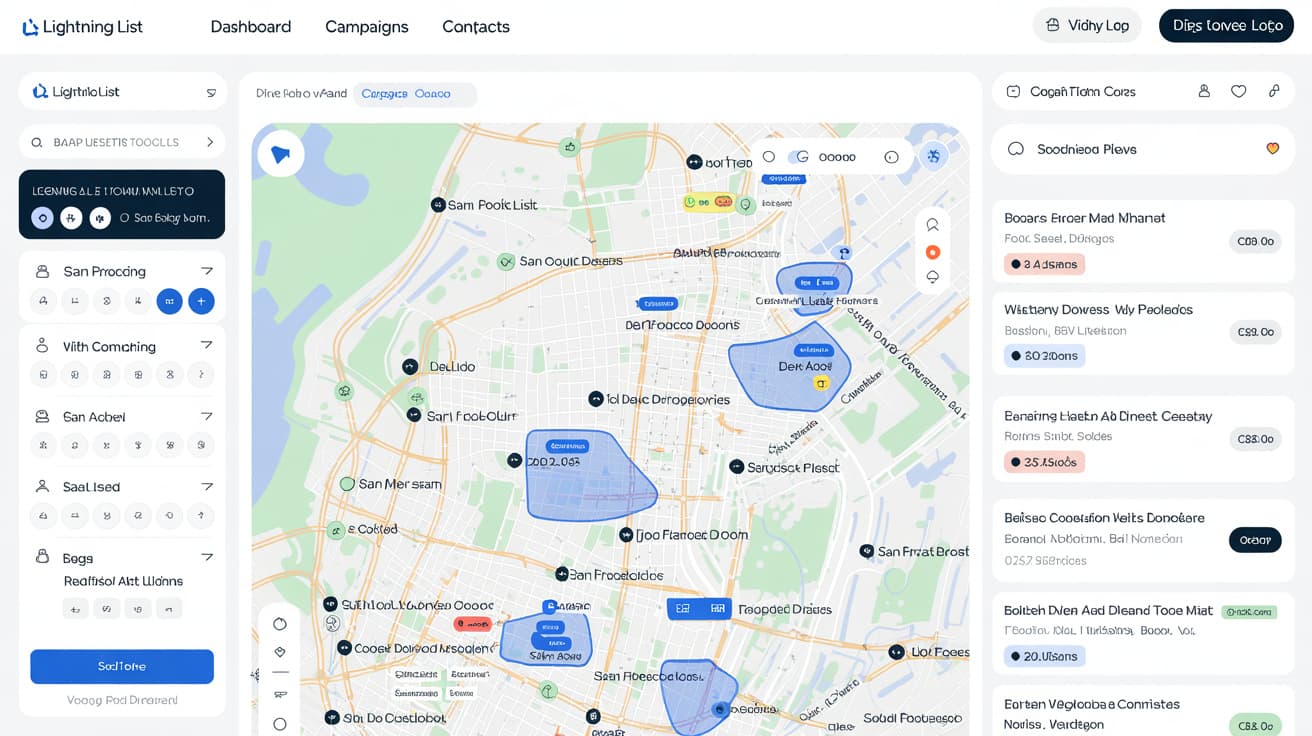 Lightning List project visualization