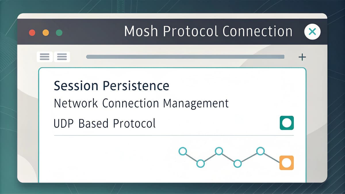 Persistent Sessions via Mosh Protocol