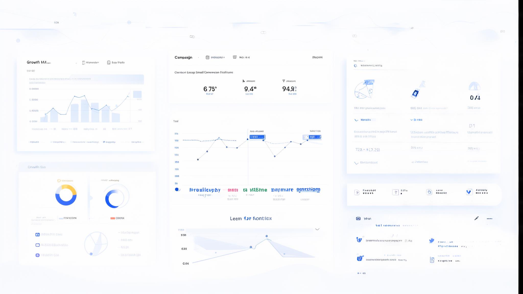 Marketing Technology - Analytics dashboards and growth metrics